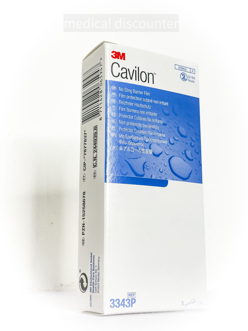 3M™ Cavilon™ Niet Prikkende Barrièrefilm, 3343P, 1 ml Swabs, 5 stuks/doos