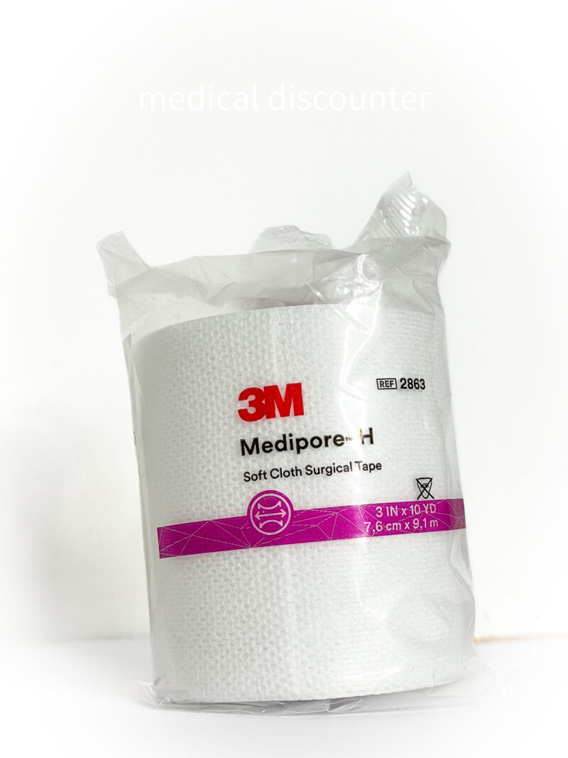 3M™ Medipore™ Surgical Suture Plaster HP, 2863, 7,6 cm x 9,1 m, par pièce.