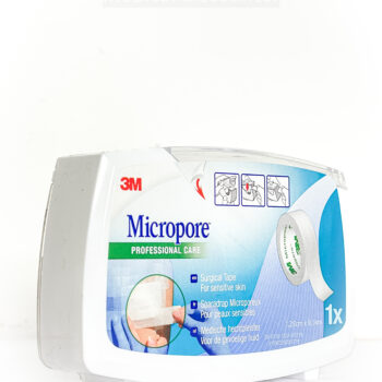 3M™ Micropore™ Surgical Suture Plaster, 1530P-0D, 1.25 cm x 9.1 m, 1/roll