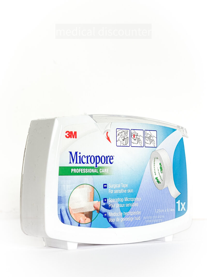 3M™ Micropore™ Chirurgische Hechtpleister, 1530P-0D, 1.25 cm x 9.1 m, 1/rol
