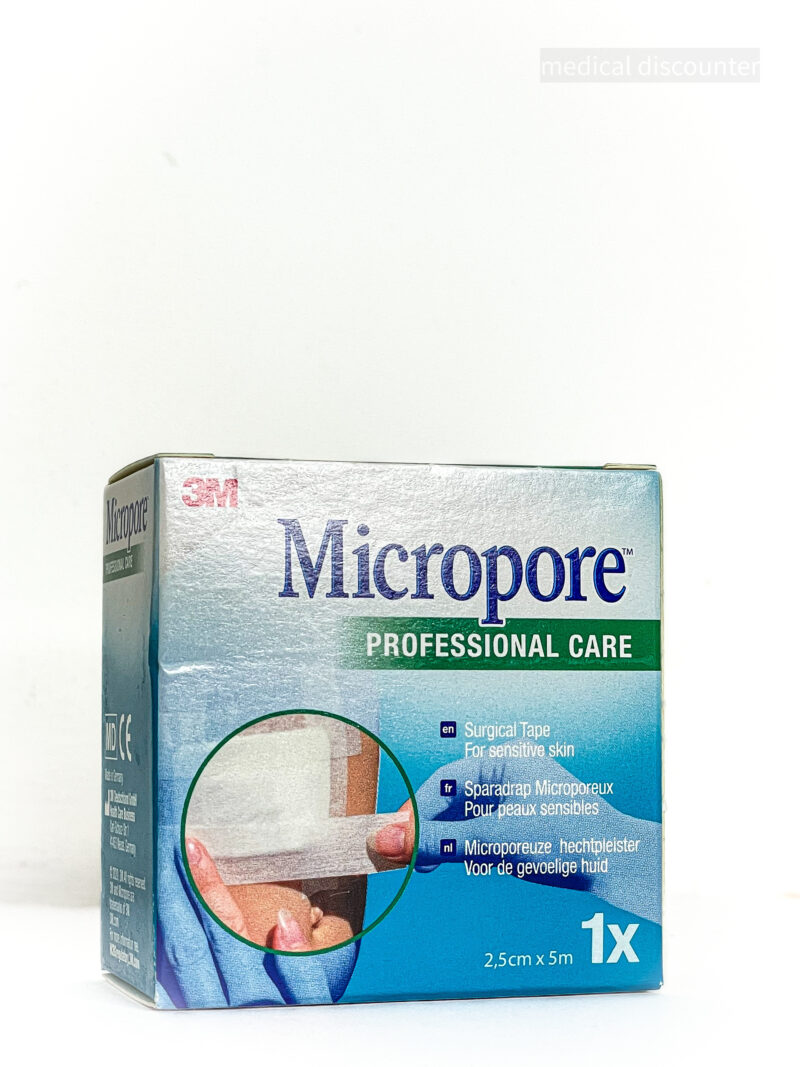 3M™ Micropore™ Surgical Suture Plaster refill , 1530P-1S, 2.5cm x 5m, rouleau