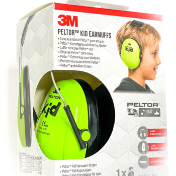 3M™ Peltor™ Hearing Cap for Children H510AK neon green (87-98 dB)