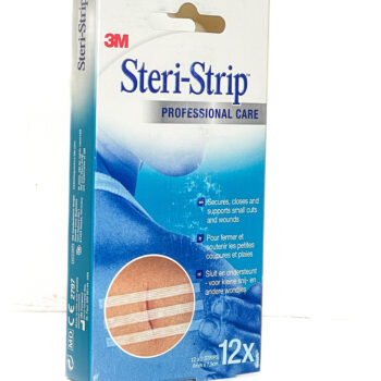 3M™ Steri-Strip™ wondsluitsysteem, 1541P-12, 6 mm x 75 mm, 12 stuks/pakje