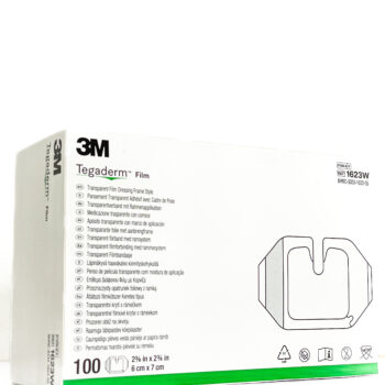 3M™ Tegaderm™ Transparent Film Dressing met aanbrengkader 1623W, 6 x 7 cm, 100/doos