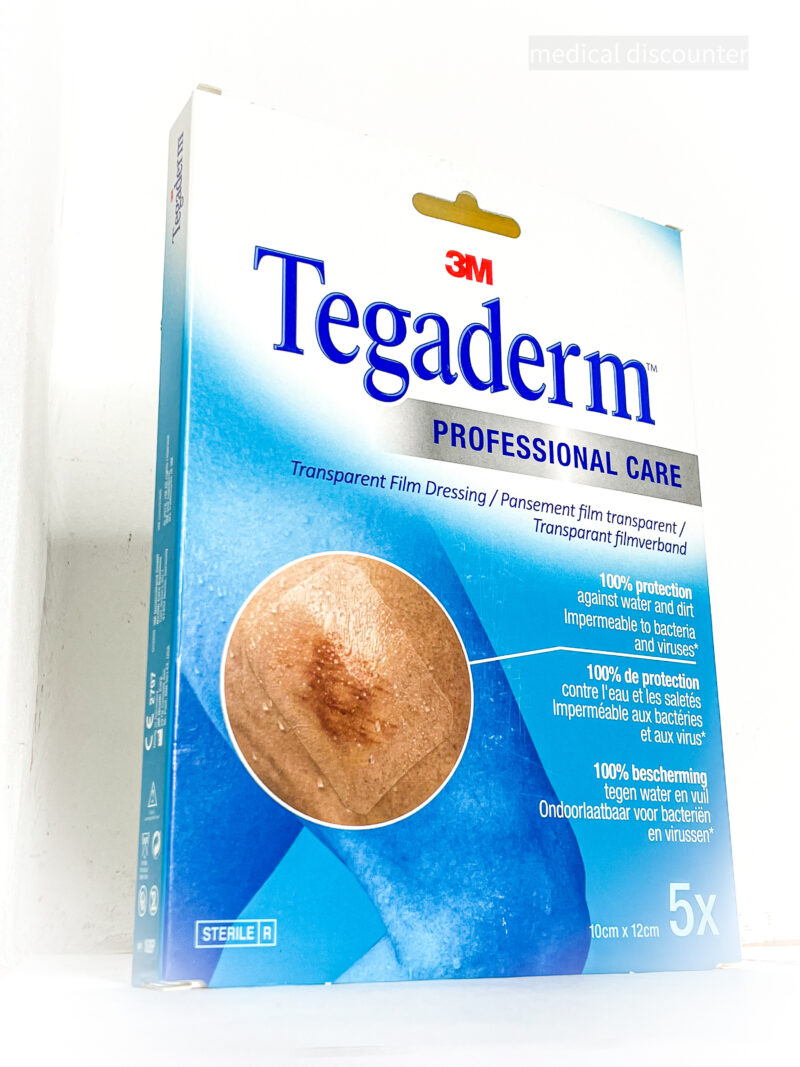 3M™ Tegaderm™ Transparent Film Dressing avec cadre d'application 1626P, emballage pharmaceutique BE NL FR UK, 5 pièces/boîte.