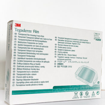 3M™ Tegaderm™ Pansement en film transparent avec cadre d'application, 1626W, 10 cm x 12 cm 50/boîte.