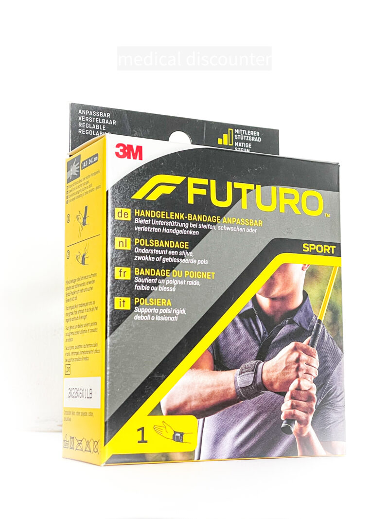 FUTURO™ Wrist Support 46378, noir, réglable (14.0 - 24.1 cm)