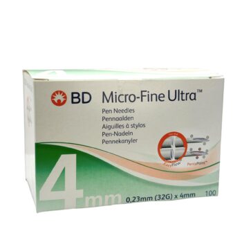 BD Microfine Pen Needle 320584 | 0.23 mm x 4 mm (32G) - Compatible with injection pens