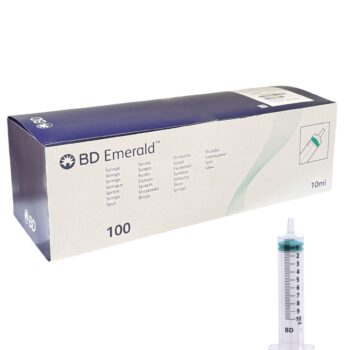 BD Emerald Wegwerpspuit 10ml Luer (307736) – 100 St| Latexvrij, Milieuvriendelijk & Nauwkeurig | Bestel Nu!