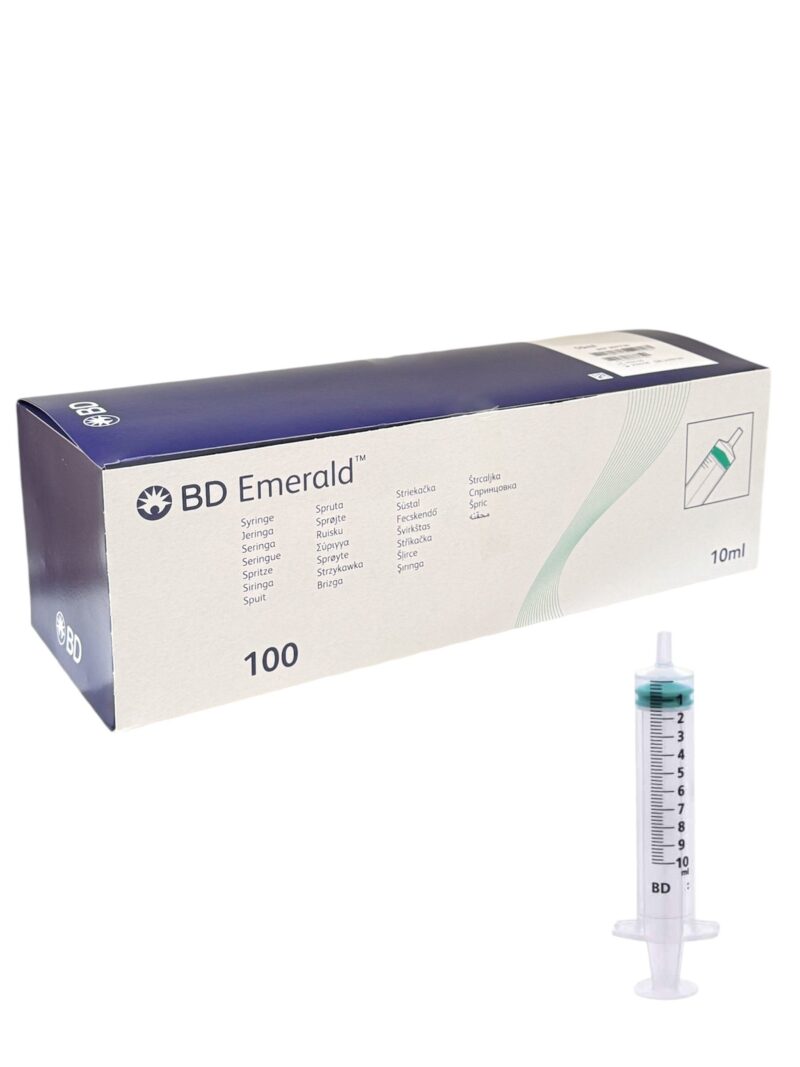 BD Emerald Seringue jetable 10ml Luer (307736) - 100 St| Sans latex, écologique & précis | Commandez maintenant !