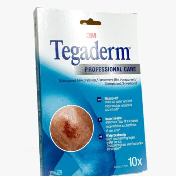 3M™ Tegaderm™ Transparent Film Dressing met aanbrengkader 1632P-10, 12 x 12 cm, 10 stuks/doos