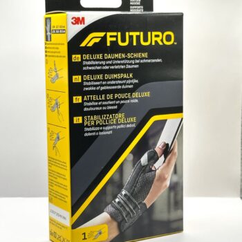 FUTURO™ Deluxe Duimspalk 45844, Zwart L/XL (16.5 - 20.3 cm)