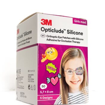 3M™ Opticlude™ Silicone Eye Plasters Maxi, 2739PG50, 5.7 cm x 8 cm, 50 pieces/box