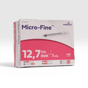 Embecta Micro-Fine Insulinespuit 1ml 29G 12,7mm – 100 stuks (324827)